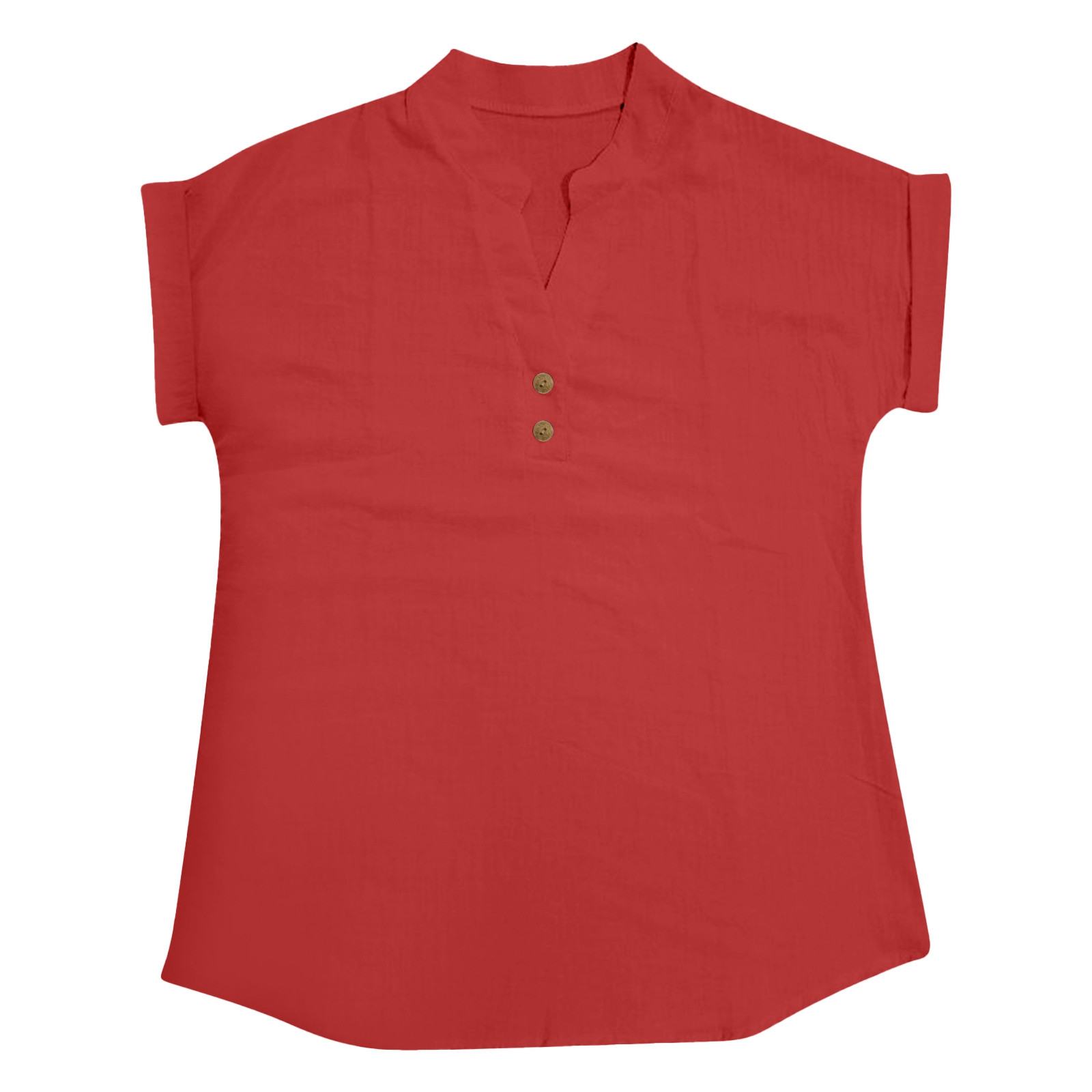 thumbnail image 4 of Camiseta sin mangas de verano holgada con cuello en V y pliegues para mujer: blusa fluida sin mangas con dobladillo curvo., 4 of 5